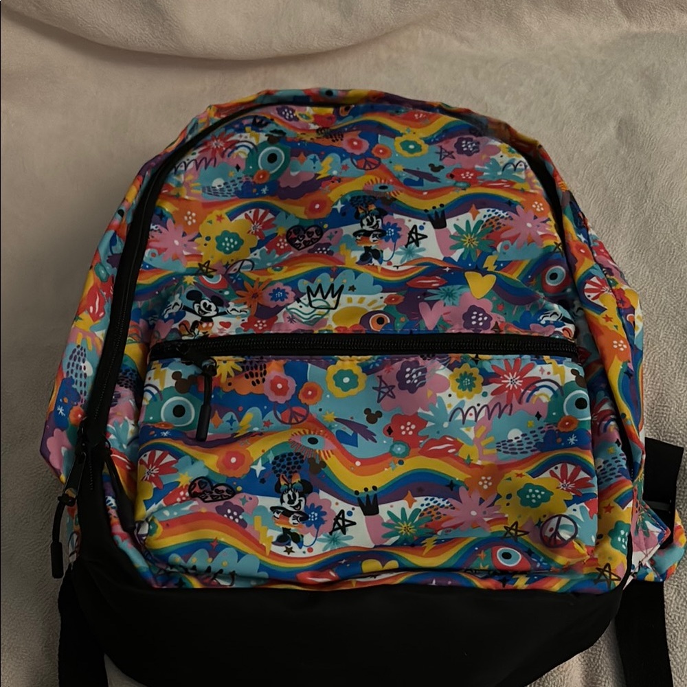 Disney Multicolor Patterned Backpack - image 1